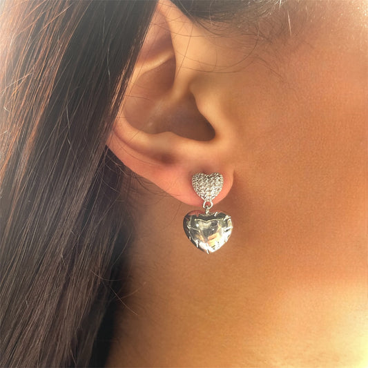 Silver Yara earrings