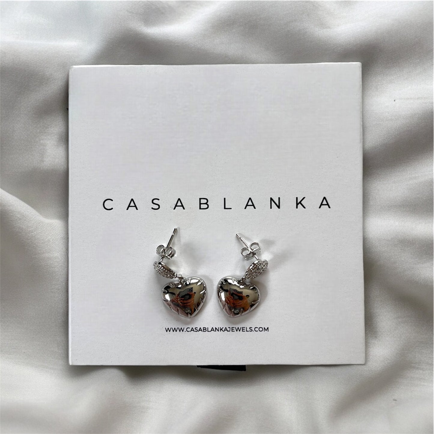 Silver Yara earrings